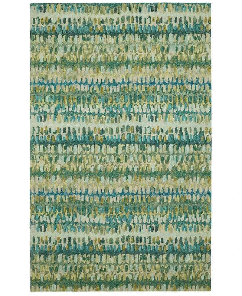 Dash and Albert Rugs by Annie Selke Paint Chip Wool DA1831 4'x6' Area Rug