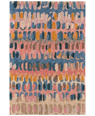 Dash and Albert Rugs by Annie Selke Paint Chip Wool DA1832 5'x8' Area Rug
