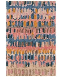 Dash and Albert Rugs by Annie Selke Paint Chip Wool DA1832 5'x8' Area Rug