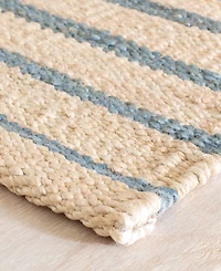 Dash and Albert Rugs by Annie Selke Moana Stripe DA1694 5'x8' Area Rug