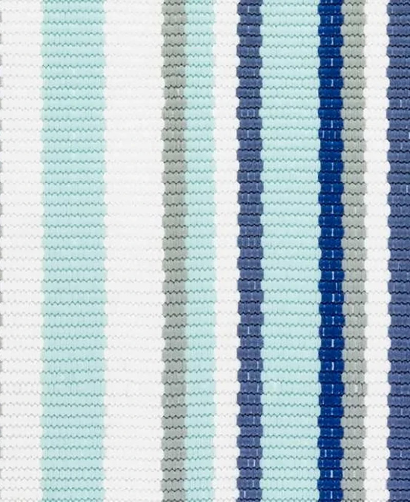 Dash and Albert Rugs by Annie Selke Skyler Stripe Indoor/Outdoor DA1360 5'x8' Area Rug