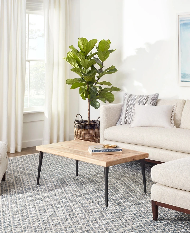 Dash and Albert Rugs by Annie Selke Melange Diamond Cotton DA887 9'x12' Area Rug