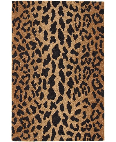 Dash and Albert Rugs by Annie Selke Leopard RDA372 3'x5' Area Rug