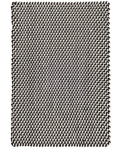 Dash and Albert Rugs by Annie Selke Two-Tone Rope Indoor/Outdoor RDB219 4'x6' Area Rug