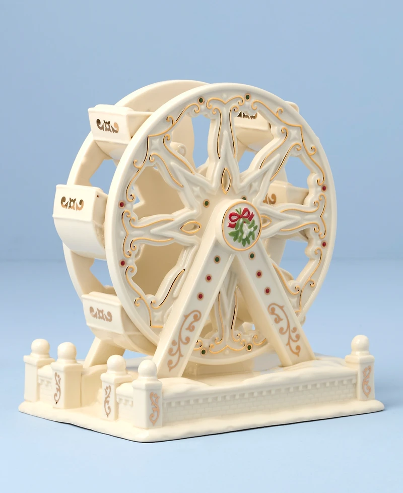 New For 2025! Lenox Mistletoe Park Ferris Wheel Figurine