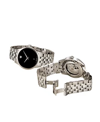 Movado Men's Museum Classic Swiss Automatic Stainless-Steel Watch, 40mm