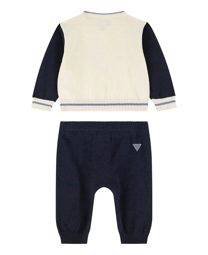 Guess Baby Boys 2-Piece Sweater and Sweatpants Set