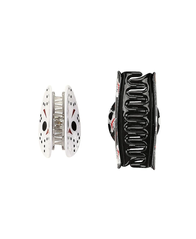 Friday The 13th Jason Mask 2-Piece Hair Clip Set