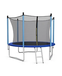 Outdoor Trampoline with Safety Closure Net