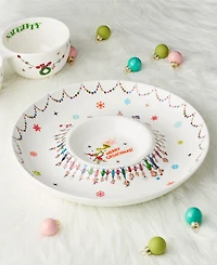 Lenox Merry Grinchmas Chip & Dip