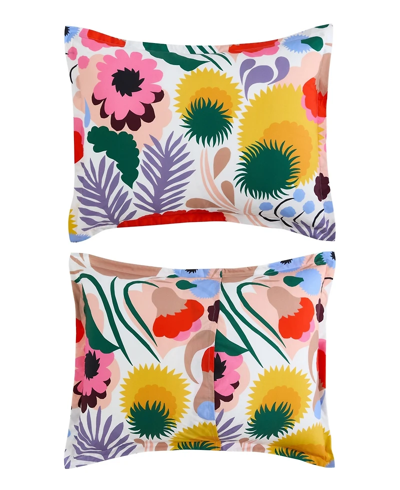 Marimekko Ojakellukka Cotton Percale 3-Pc. Comforter Set