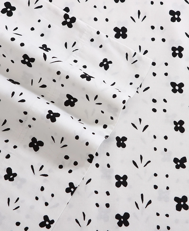 Marimekko Kukkaketo 200-Thread Count Cotton Percale 4-Pc. Sheet Set