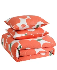 Marimekko Unikko Cotton 3-Pc. Duvet Cover Set