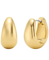 Michael Kors Gold-Tone Teardrop Huggie Earrings
