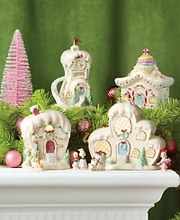 Lenox WhoVille Sweet Shop Lit Figurine