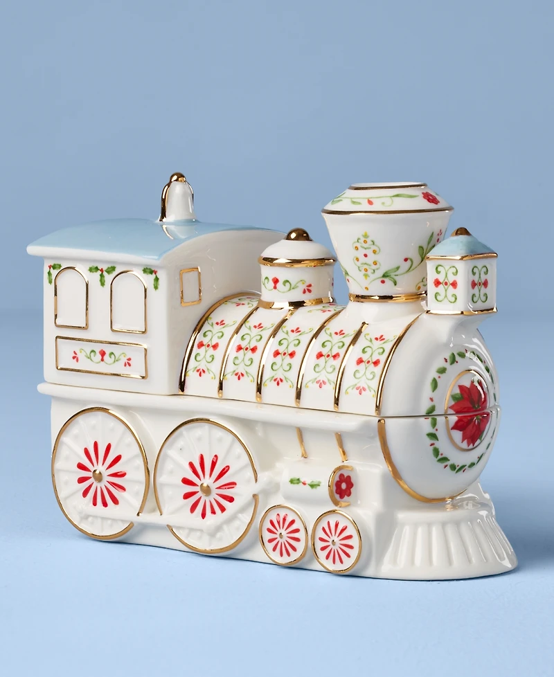 New For 2025! Lenox Village Christmas Porcelain Train Serving Set