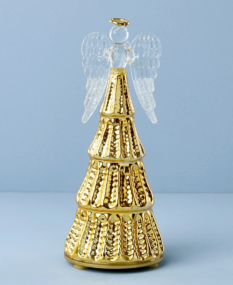 Lenox Radiant Light Lit Glass Angel Figurine