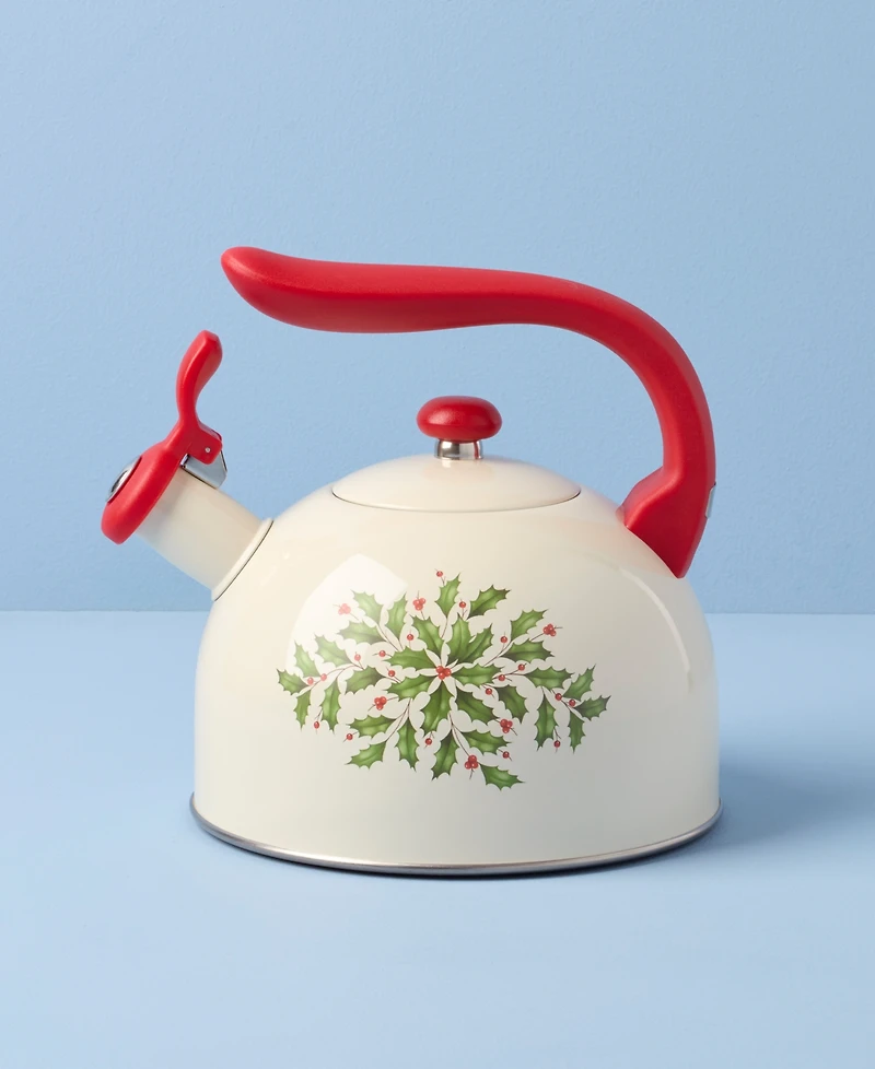 Lenox Holiday Metal Tea Kettle