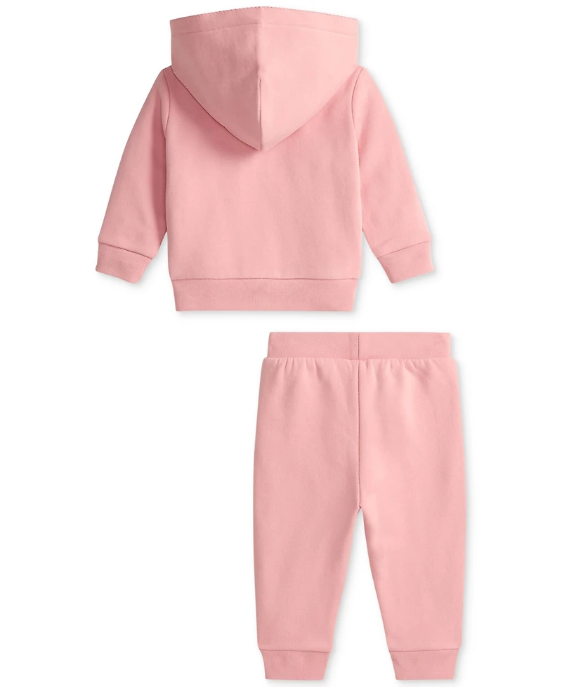 Polo Ralph Lauren Baby Girls Fleece Hoodie & Pant Set