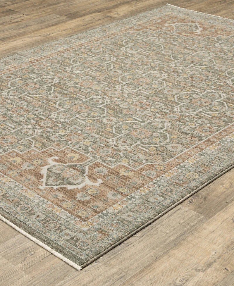 Oriental Weavers Keaton KEA01 2'3"x7'6" Runner Area Rug
