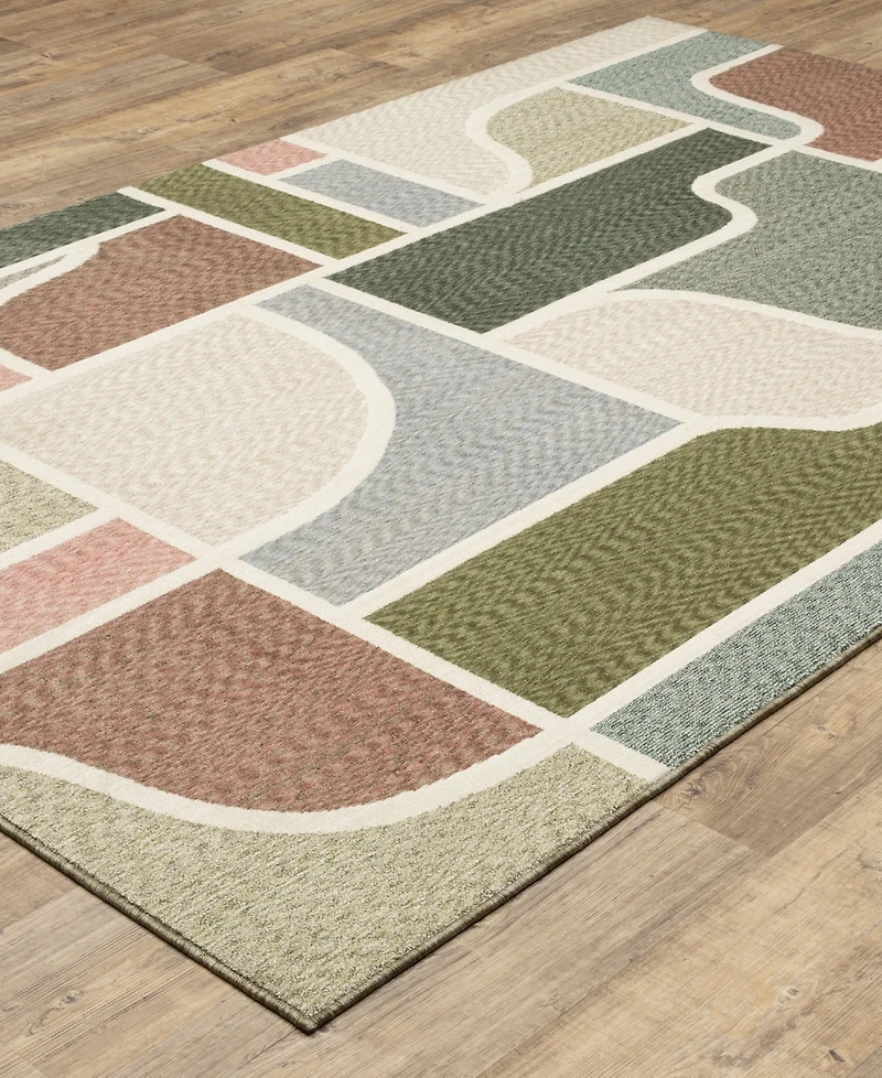 Oriental Weavers Tisdell TIS02 9'10"x12'8 Area Rug