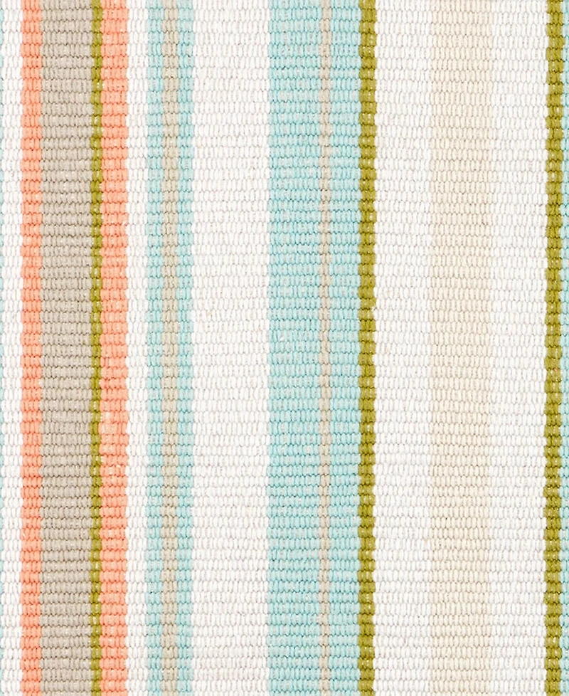 Dash and Albert Rugs by Annie Selke Daphne Stripe DA2019 2'6''x8' Runner Area Rug