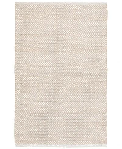 Dash and Albert Rugs by Annie Selke Herringbone Indoor/Outdoor DA291 2'6''x18' Runner Area Rug