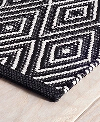 Dash and Albert Rugs by Annie Selke Diamond Indoor/Outdoor RDB170 2'6''x18' Runner Area Rug