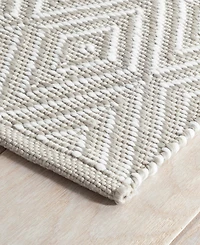 Dash and Albert Rugs by Annie Selke Diamond Indoor/Outdoor RDB203 2'6''x18' Runner Area Rug