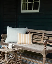 Dash and Albert Rugs by Annie Selke Blue Heron Stripe Indoor/Outdoor DA142 10'x14' Area Rug