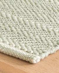 Dash and Albert Rugs by Annie Selke Herringbone Cotton RDA357 2'x3' Area Rug