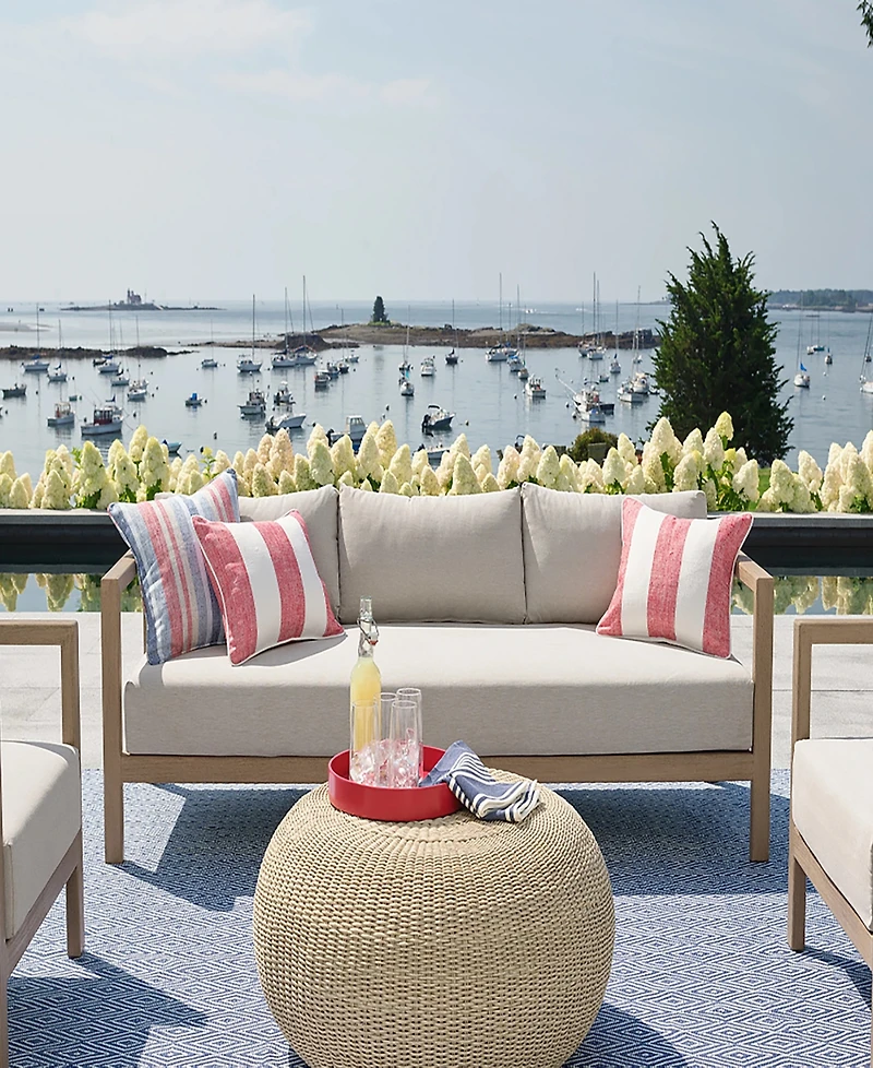 Dash and Albert Rugs by Annie Selke Diamond Indoor/Outdoor RDB098 4'x6' Area Rug