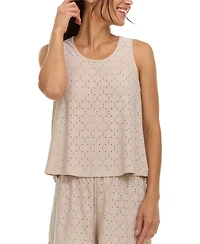 Flora by Flora Nikrooz Women's Dulce Eyelet Knit Pajama Set