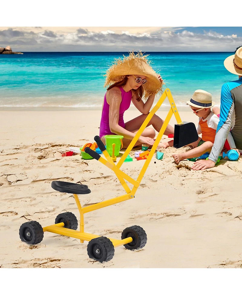 Heavy Duty Steel Frame Kid Ride-on Sand Digger