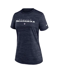 Nike Women's Navy Seattle Seahawks Sideline Velocity Performance T-Shirt