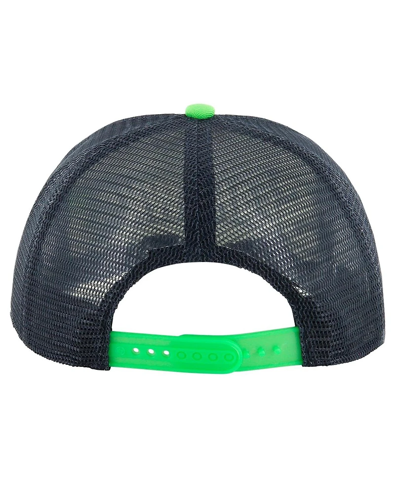 '47 Brand Big Boys and Girls White/Neon Green Seattle Seahawks Trucker Adjustable Hat
