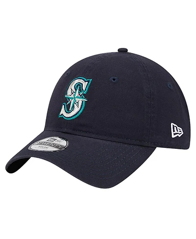 New Era Big Boys and Girls Navy Seattle Mariners Team Color 9TWENTY Adjustable Hat