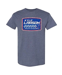 Hendrick Motorsports Team Collection Men's Heather Navy Kyle Larson Vintage T-Shirt