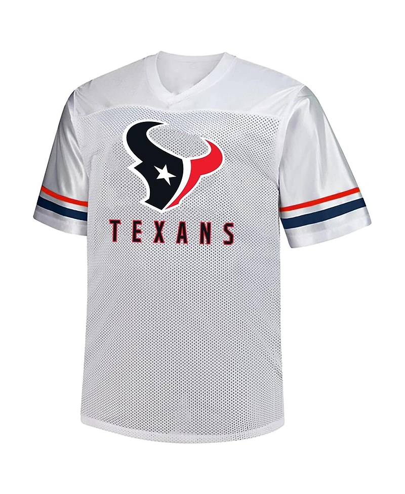 Fanatics Men's C.j. Stroud White Houston Texans Big Tall V-Neck Fashion Jersey