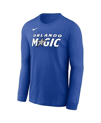 Nike Men's and Women's Royal Orlando Magic Legend Performance Long Sleeve T-Shirt