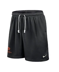 Nike Men's Black/Gray Oklahoma State Cowboys 2025 Sideline Reversible Performance Shorts
