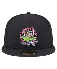 New Era Men's Black The Jetsons Color Pack 59FIFTY Fitted Hat