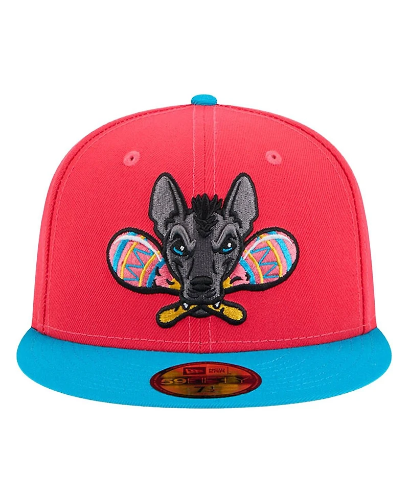 New Era Men's Red Gwinnett Stripers Copa de la Diversion 59FIFTY Fitted Hat
