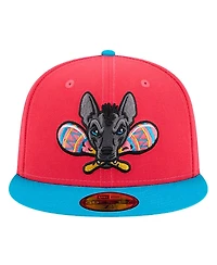 New Era Men's Red Gwinnett Stripers Copa de la Diversion 59FIFTY Fitted Hat