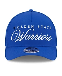 New Era Men's Royal Golden State Warriors 2025 Nba Draft M-Crown A-Frame 9FORTY Adjustable Hat