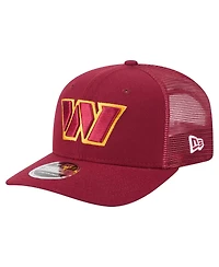 New Era Men's Burgundy Washington Commanders Team Collection 9SEVENTY Stretch-Snap Adjustable Hat