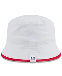 New Era Men's White Kansas City Chiefs 2025 Nfl Training Camp Stretch Bucket Hat