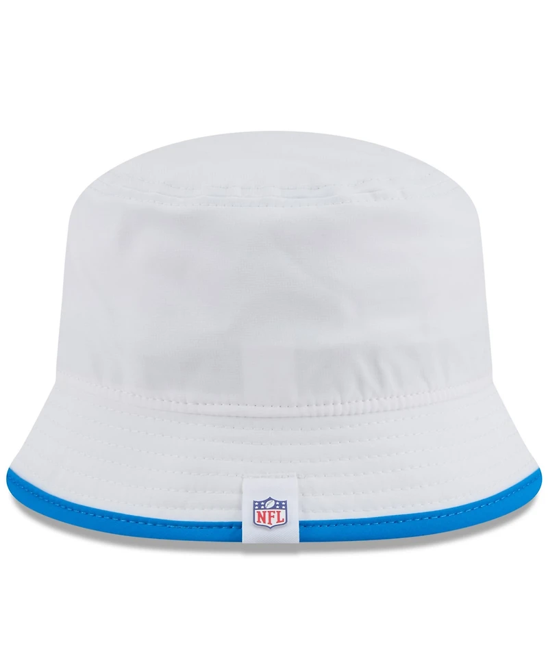 New Era Men's White Detroit Lions 2025 Nfl Training Camp Stretch Bucket Hat