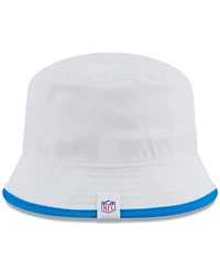New Era Men's White Detroit Lions 2025 Nfl Training Camp Stretch Bucket Hat