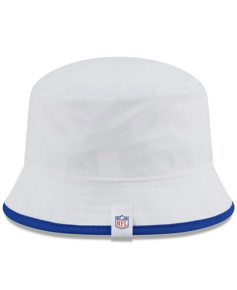 New Era Men's White Buffalo Bills 2025 Nfl Training Camp Stretch Bucket Hat